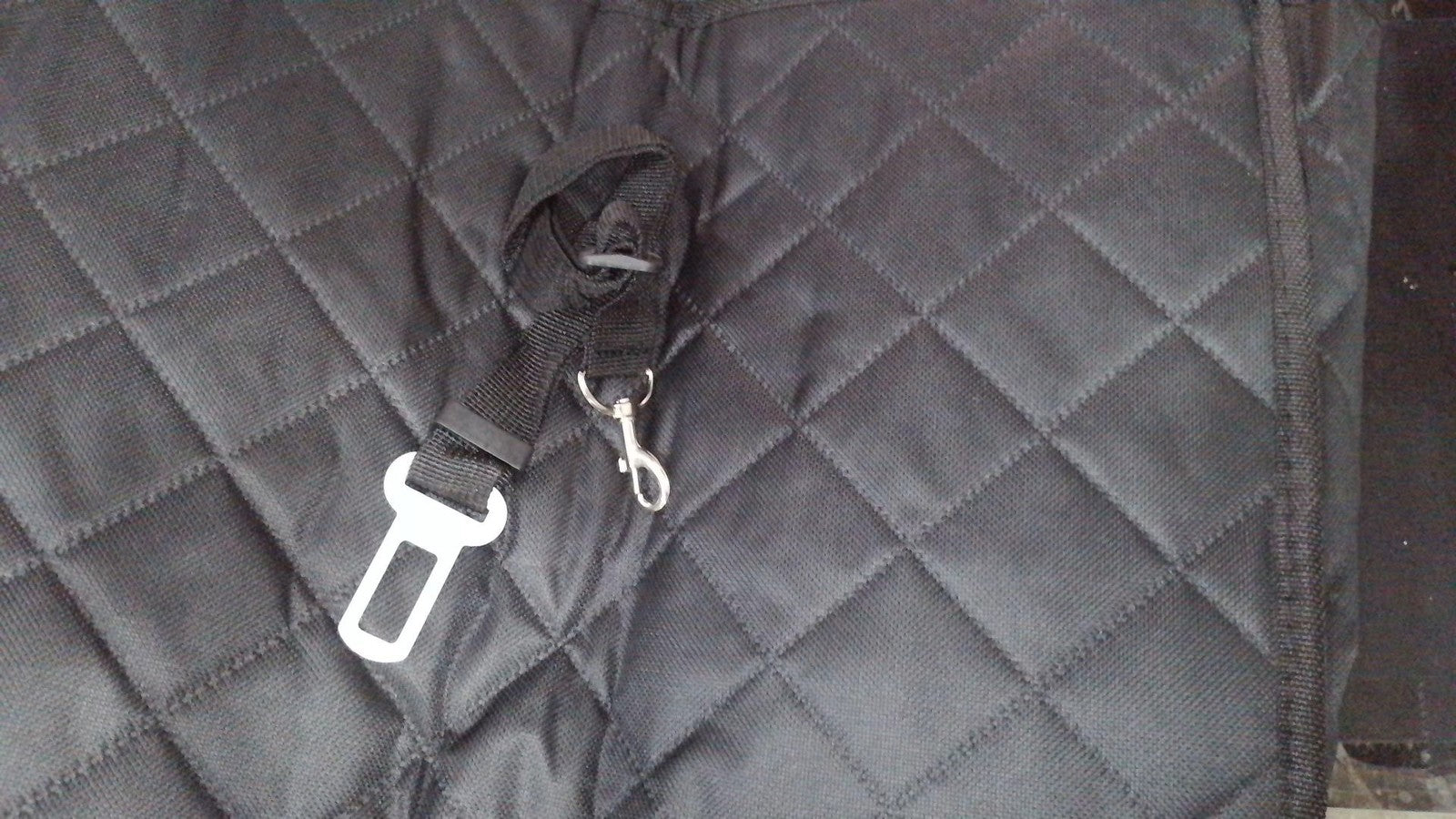 Rear Seat Cover Hammock Waterproof For Dog Pet Car Truck Black Back Mat