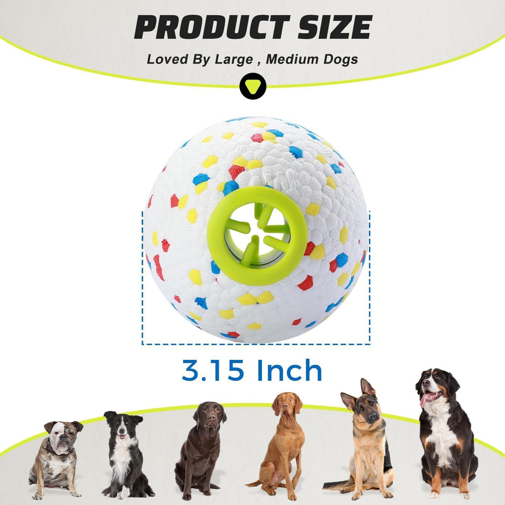 Tikaton Interactive Treat Dispensing Tough Durable Dog Puzzle Toy TrainingFeeder