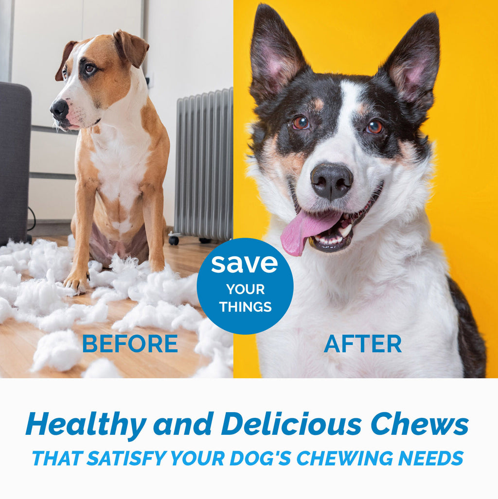 Beef Cheek Roll Chew for dogs 10 -12 inches All Natural Dog Rolls (6 Count)