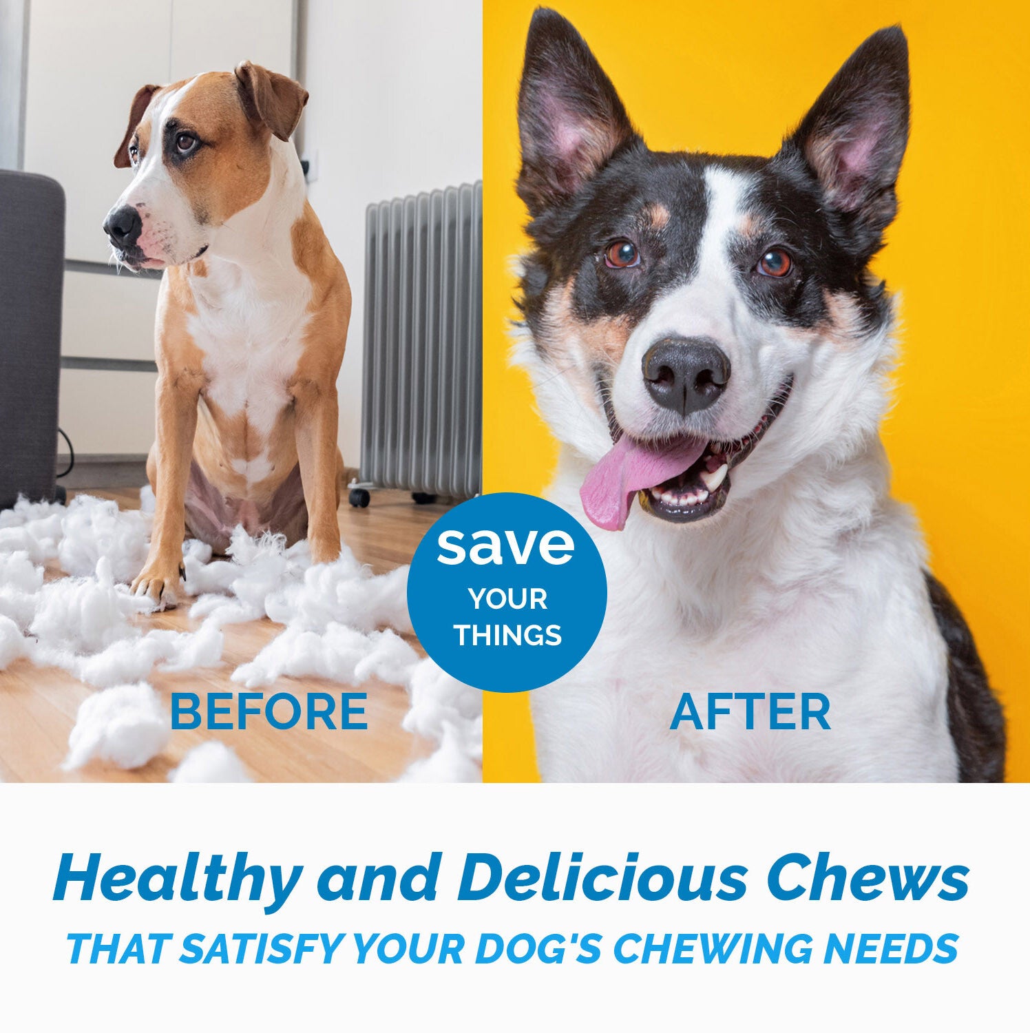 Beef Cheek Roll Chew for dogs 10 -12 inches All Natural Dog Rolls (6 Count)