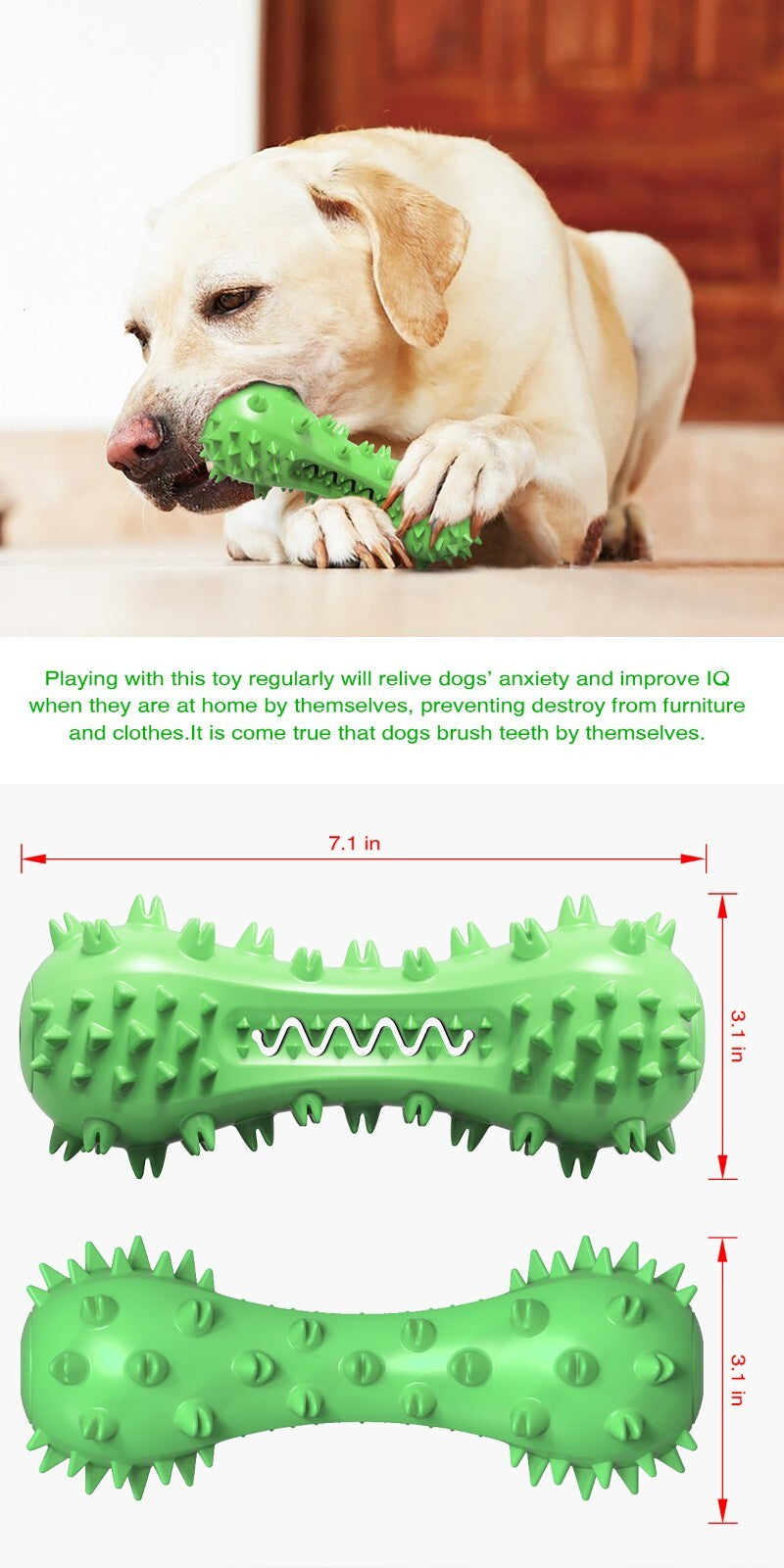 Dog Chew Toys for Aggressive Chewers, Durable Pet Teeth Cleaning Dog Toys