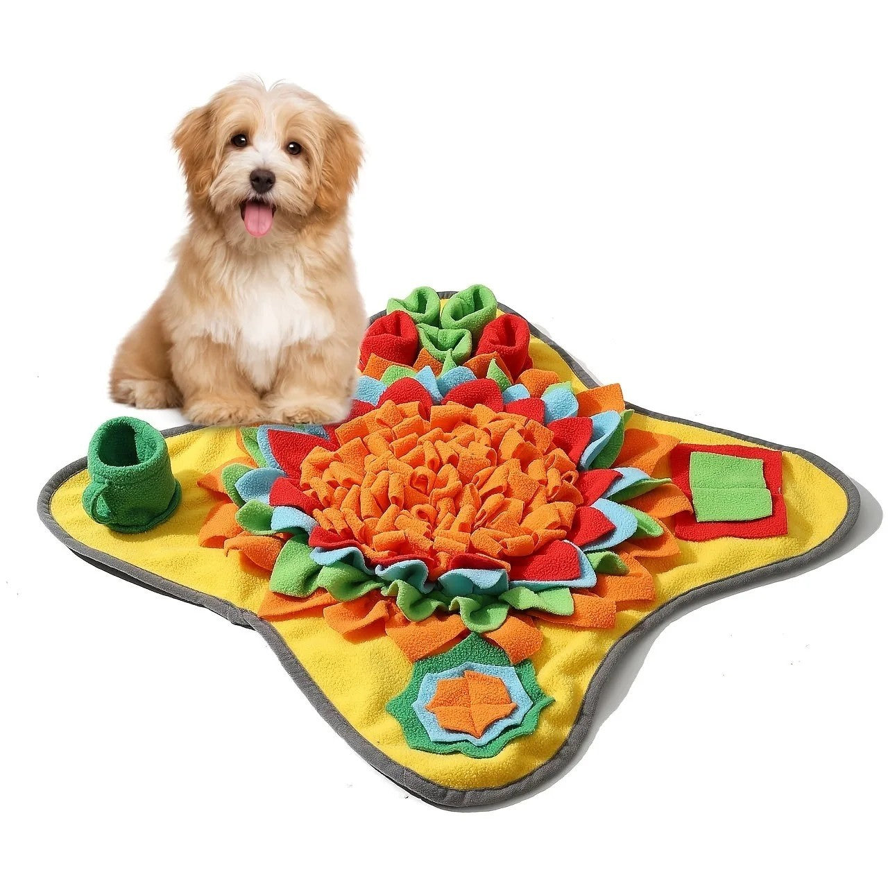 Pet Snuffle Mat for Dogs Sniffle Interactive Treat Game for Boredom Anxiety