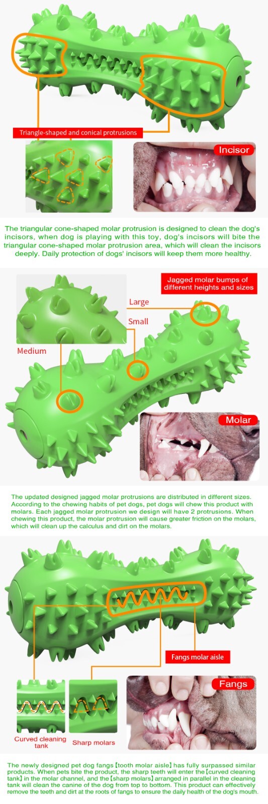 Dog Chew Toys for Aggressive Chewers, Durable Pet Teeth Cleaning Dog Toys