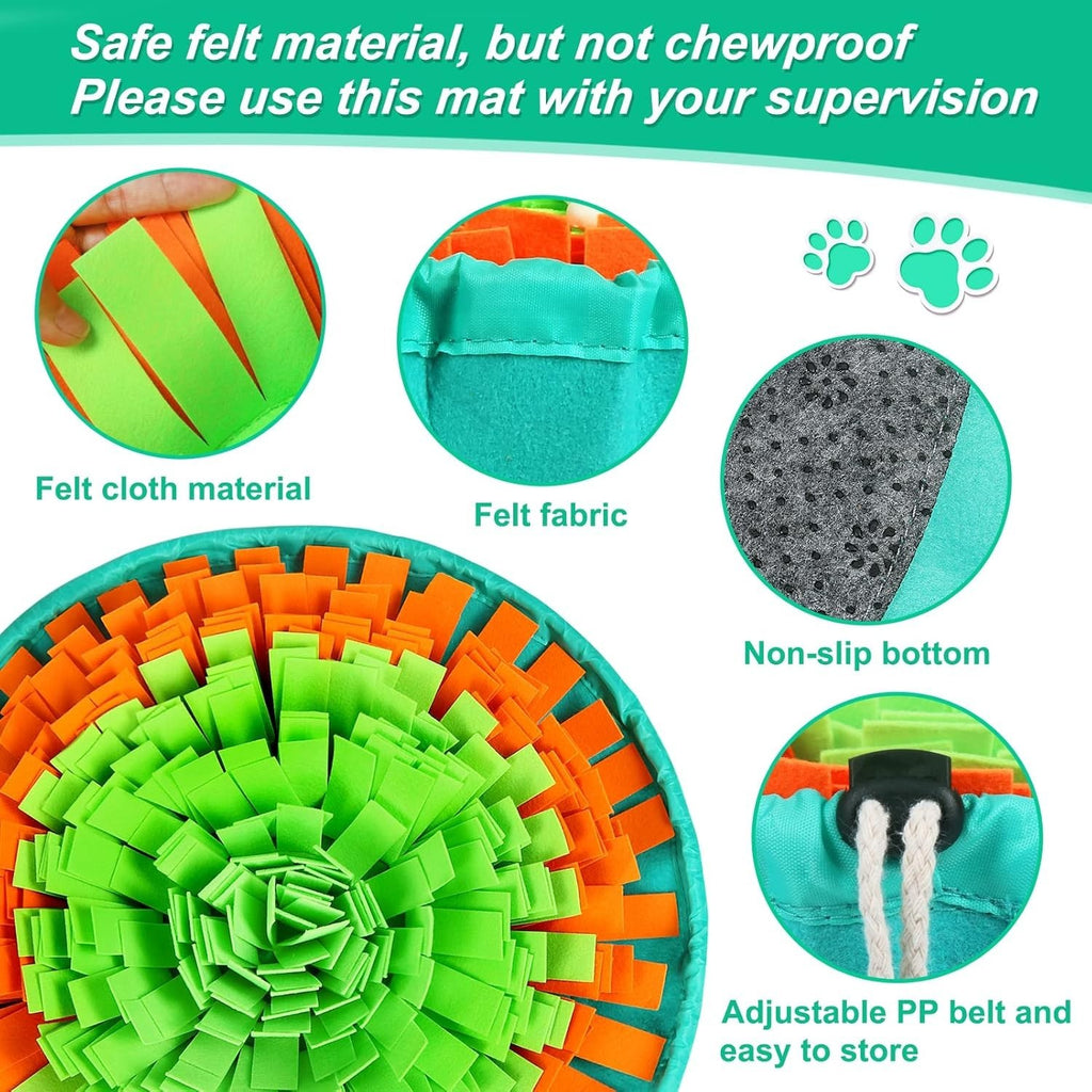 Snuffle Mat for Dogs Interactive Dog Enrichment Toys for Boredom and Mental Toys