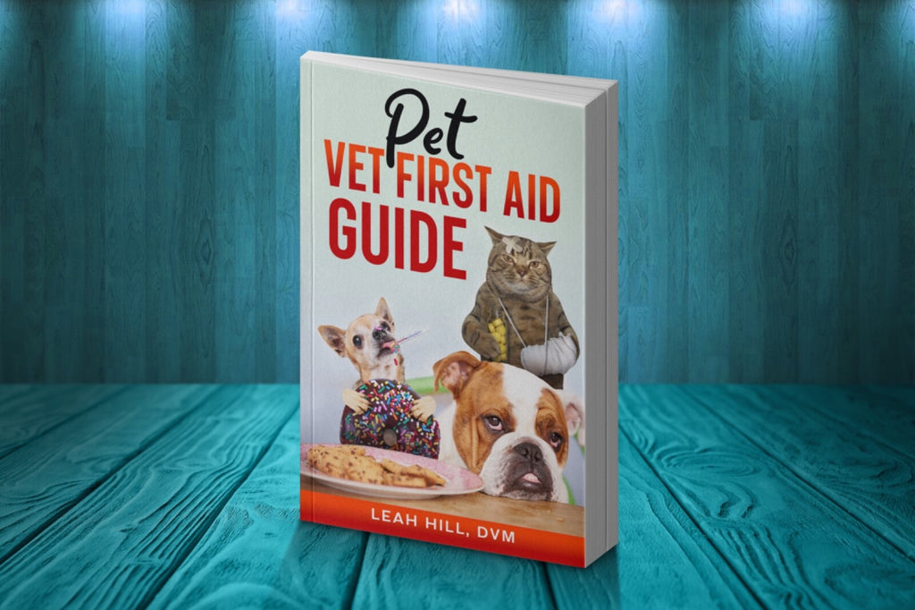 Pet Vet First Aid Guide book  paperback Dr. Hill.  8.5 x 5.5, color diagrams