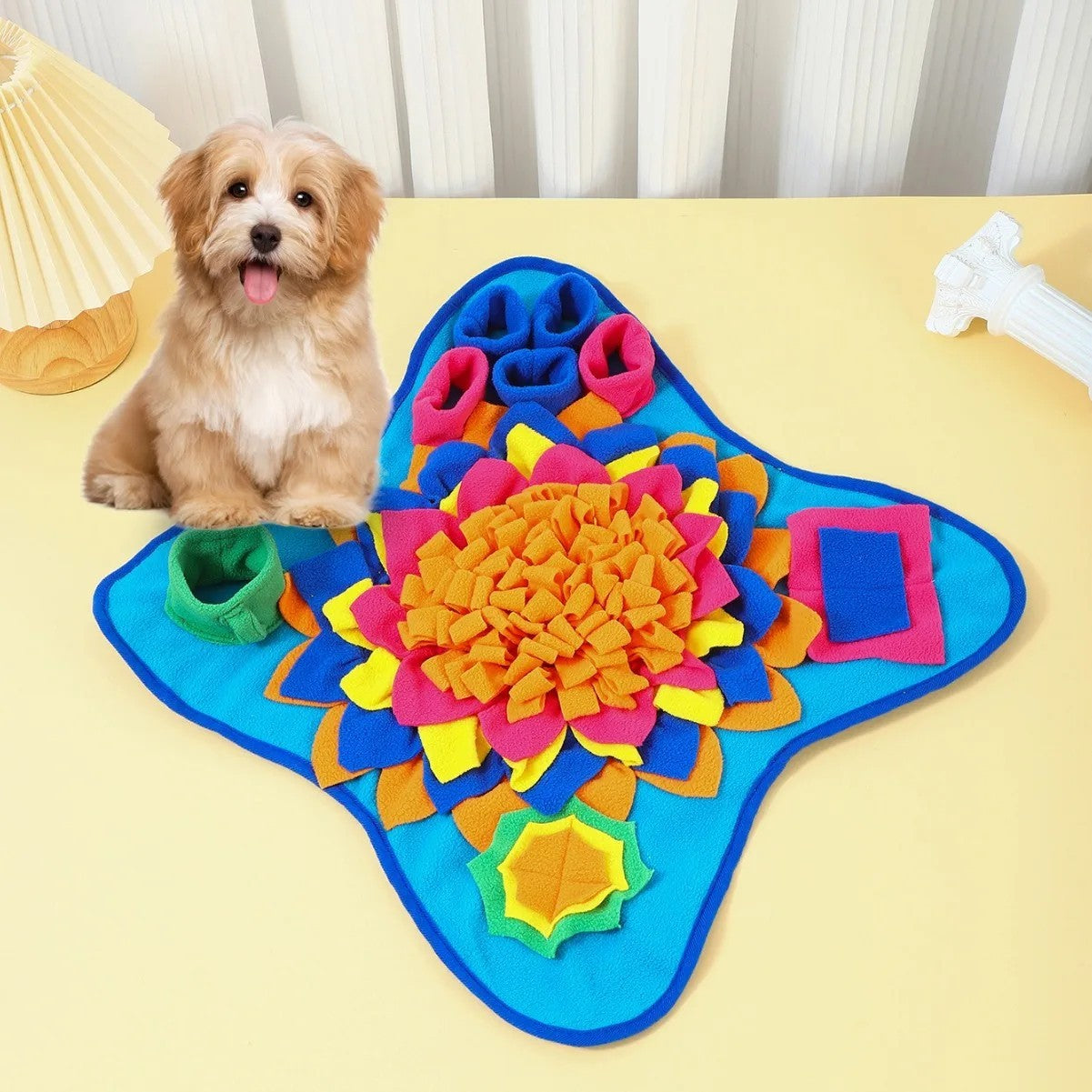 Pet Snuffle Mat for Dogs Sniffle Interactive Treat Game for Boredom Anxiety