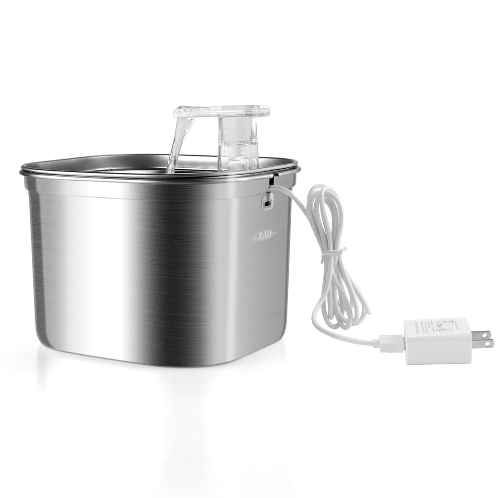 Cat Water Fountain Stainless Steel 74oz/2.2L Automatic Pet Dog Water Fountain