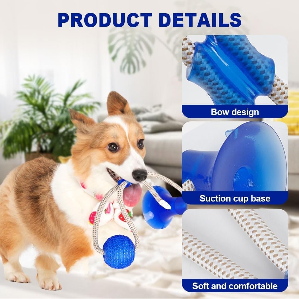 Dog Chew Toys for Aggressive Chewers, Durable Pet Teeth Cleaning Dog Toys