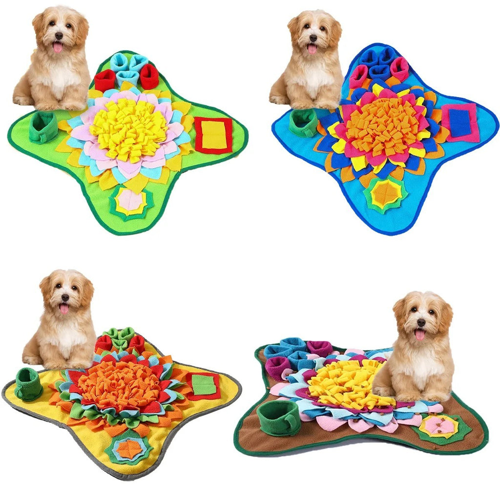 Pet Snuffle Mat for Dogs Sniffle Interactive Treat Game for Boredom Anxiety