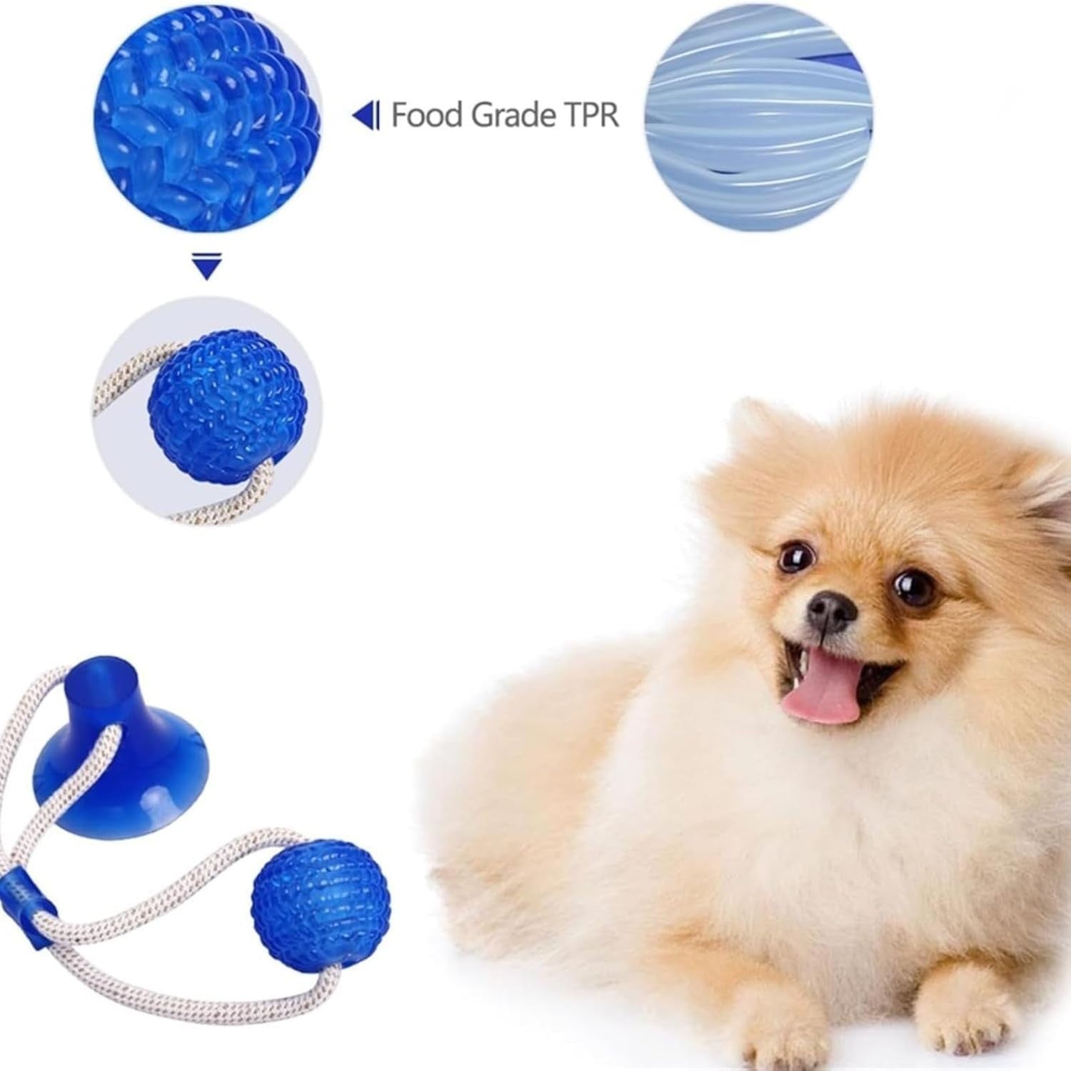 Dog Chew Toys for Aggressive Chewers, Durable Pet Teeth Cleaning Dog Toys