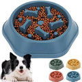 1 pc Slow Feeder Dog Bowl Anti-Slip Puzzle Dish for Small Medium Dogs**