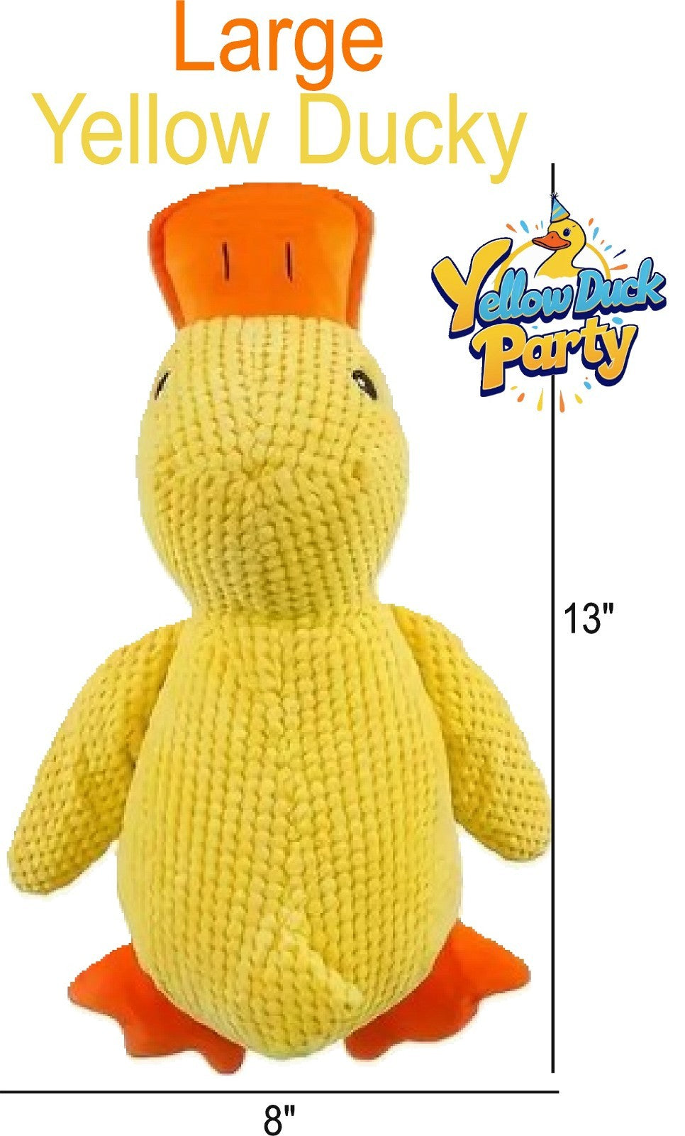 DoggieGear Calming Yellow Ducky Dog Toy