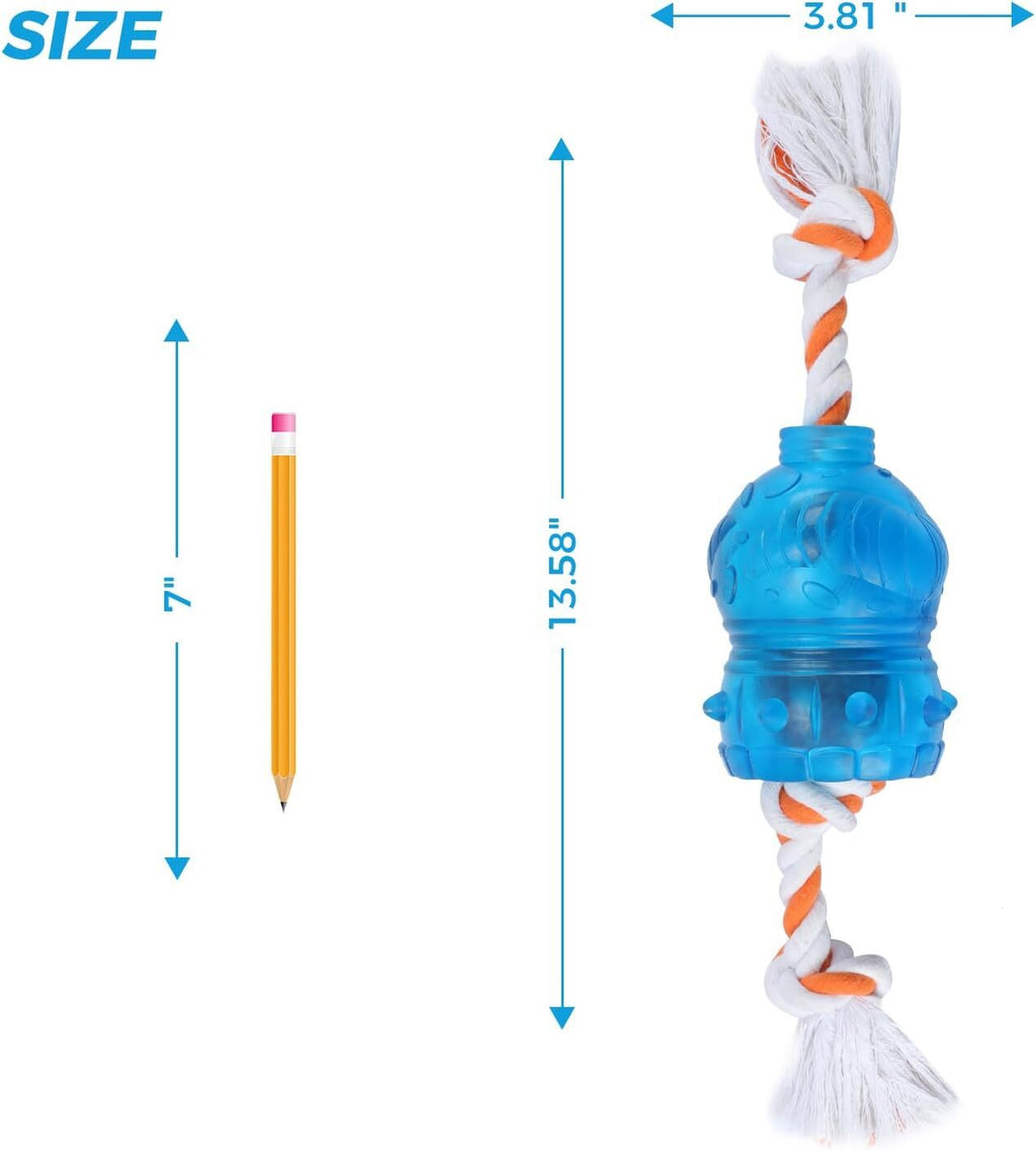Tikaton Interactive Treat Dispensing Tough Durable Dog Puzzle Toy TrainingFeeder