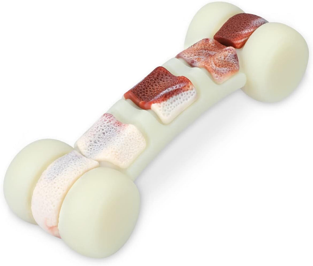 Tikaton Hammerbone Durable Dog Chew Toys Bone for Aggressive Chewers Beef Flavor