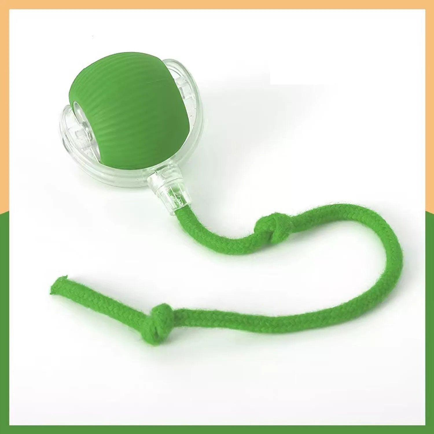 2Pcs Automatic Rolling Ball Smart Cat Dog Toy Electric Pet Self-moving Kitten