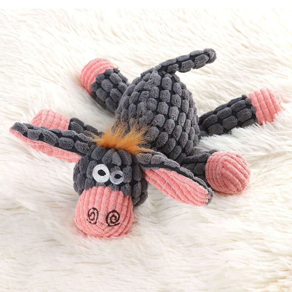 Dog Chew Toy Squeaky Plush Toys Plush for Aggressive Chewers Chew Guard Pet Toys