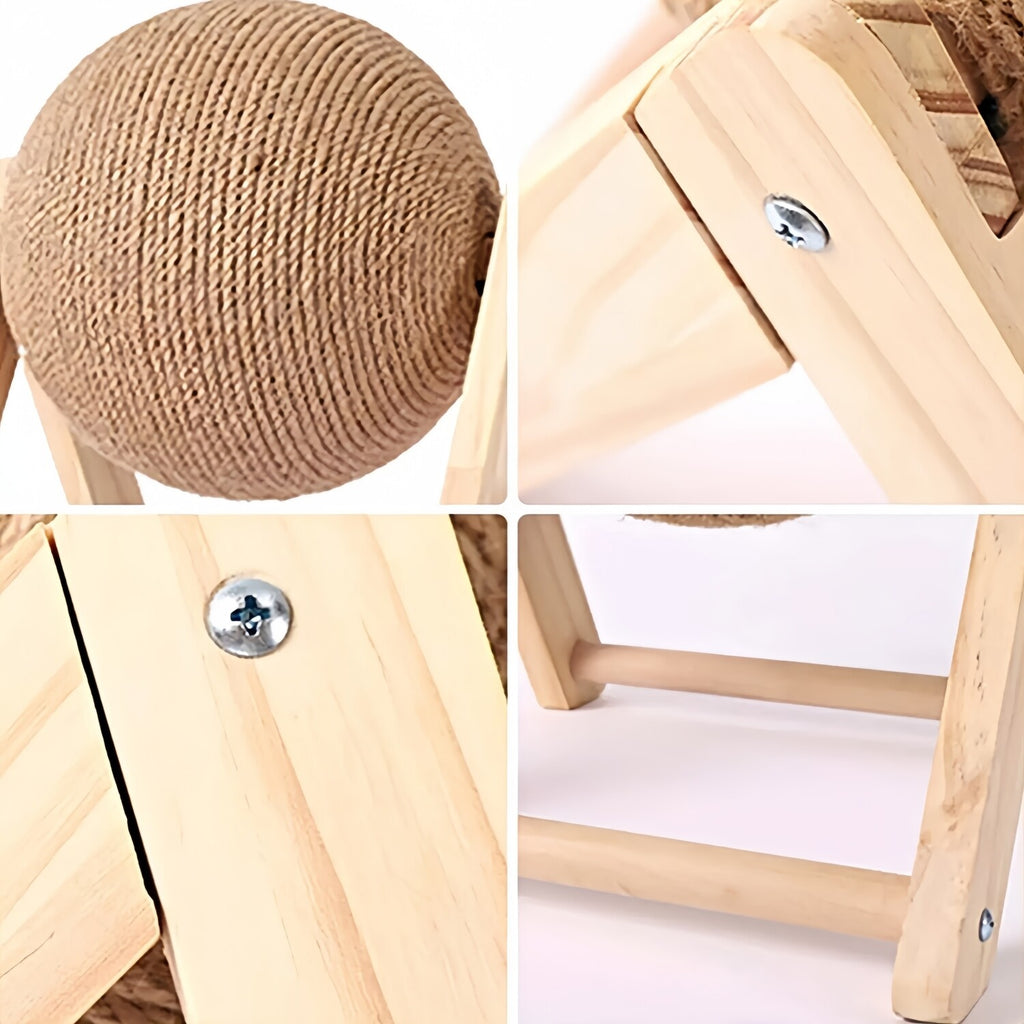 Pet Cat Scratching Ball Kitten Sisal Rope Grinding Paws Claw Interactive Pet Toy