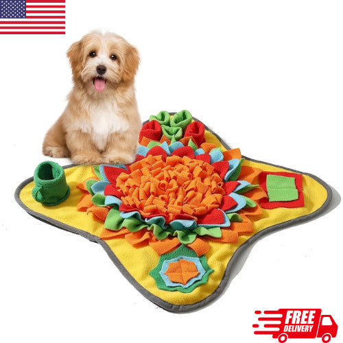 Pet Snuffle Mat for Dogs Sniffle Interactive Treat Game for Boredom Anxiety
