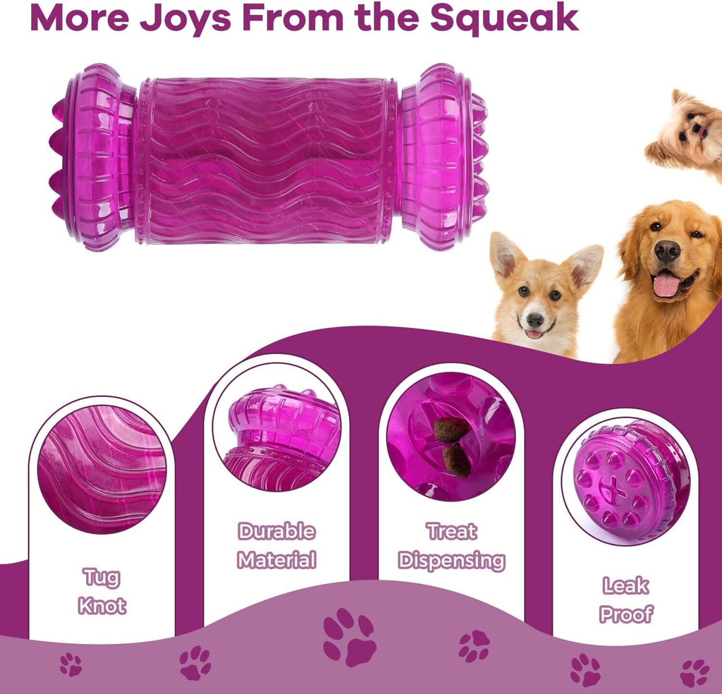 Tikaton Interactive Treat Dispensing Tough Durable Dog Puzzle Toy TrainingFeeder