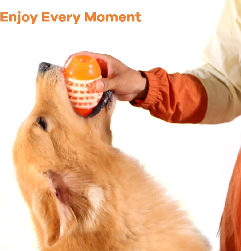 Tikaton Interactive Treat Dispensing Tough Durable Dog Puzzle Toy TrainingFeeder