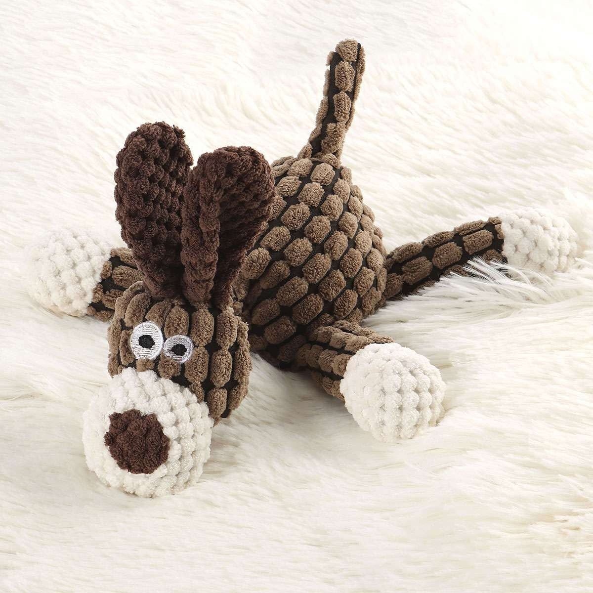 Dog Chew Toy Squeaky Plush Toys Plush for Aggressive Chewers Chew Guard Pet Toys