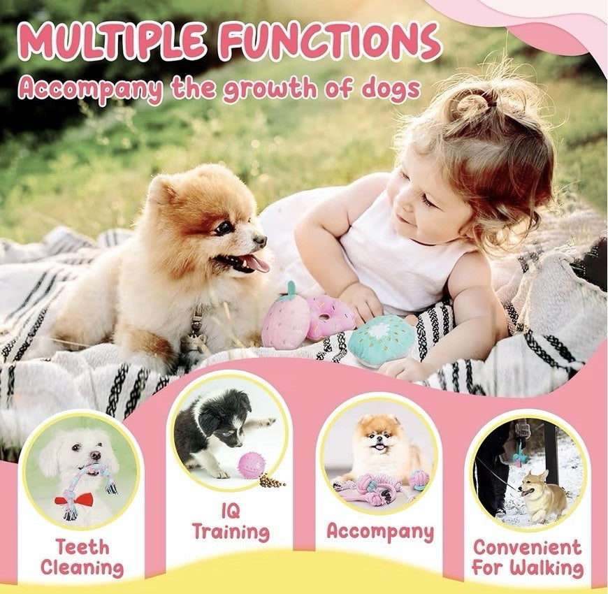 Puppy Toys for Boredom, 23 Pack Chew Toys for Teething,  Dogs