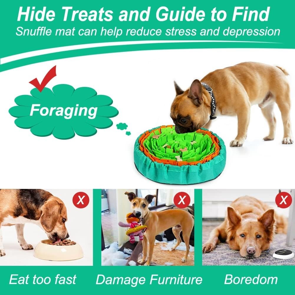 Snuffle Mat for Dogs Interactive Dog Enrichment Toys for Boredom and Mental Toys