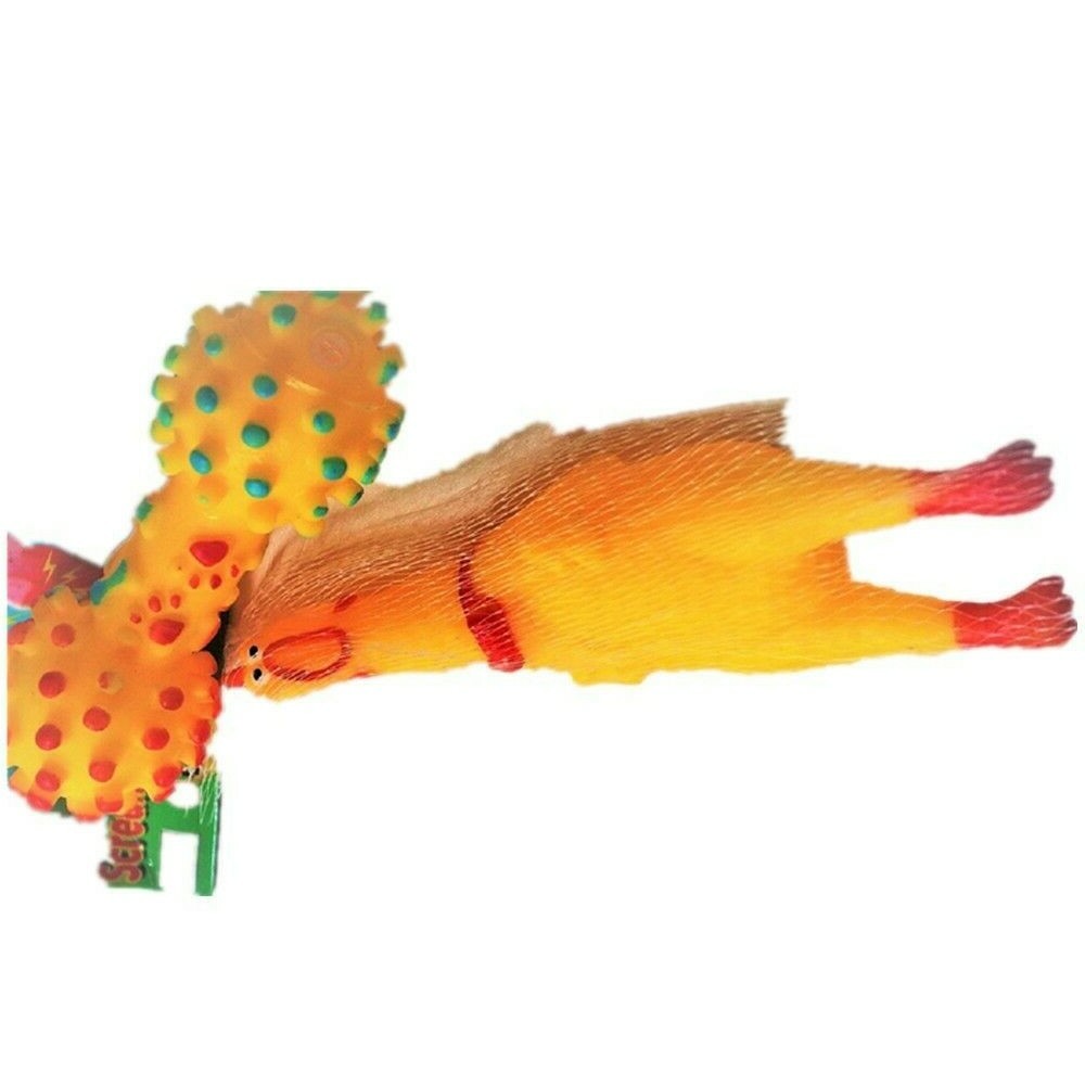 Chew and Squeaky Dog Toys for Puppy Doggie and Small Medium Dog. 6 pcs inside