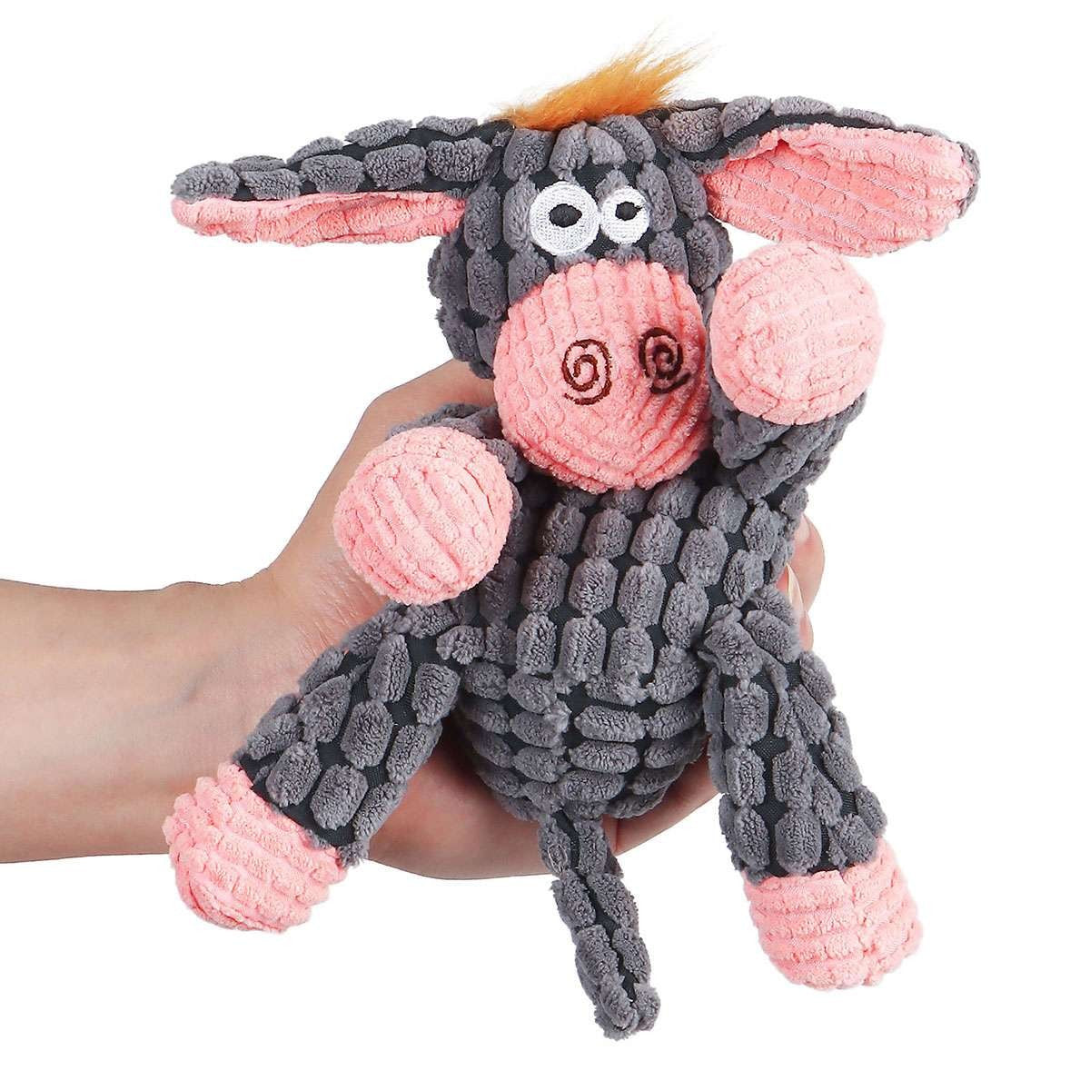 Dog Chew Toy Squeaky Plush Toys Plush for Aggressive Chewers Chew Guard Pet Toys