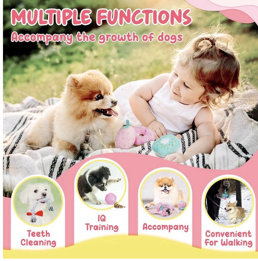 Puppy Toys for Boredom, 23 Pack Chew Toys for Teething,  Dogs