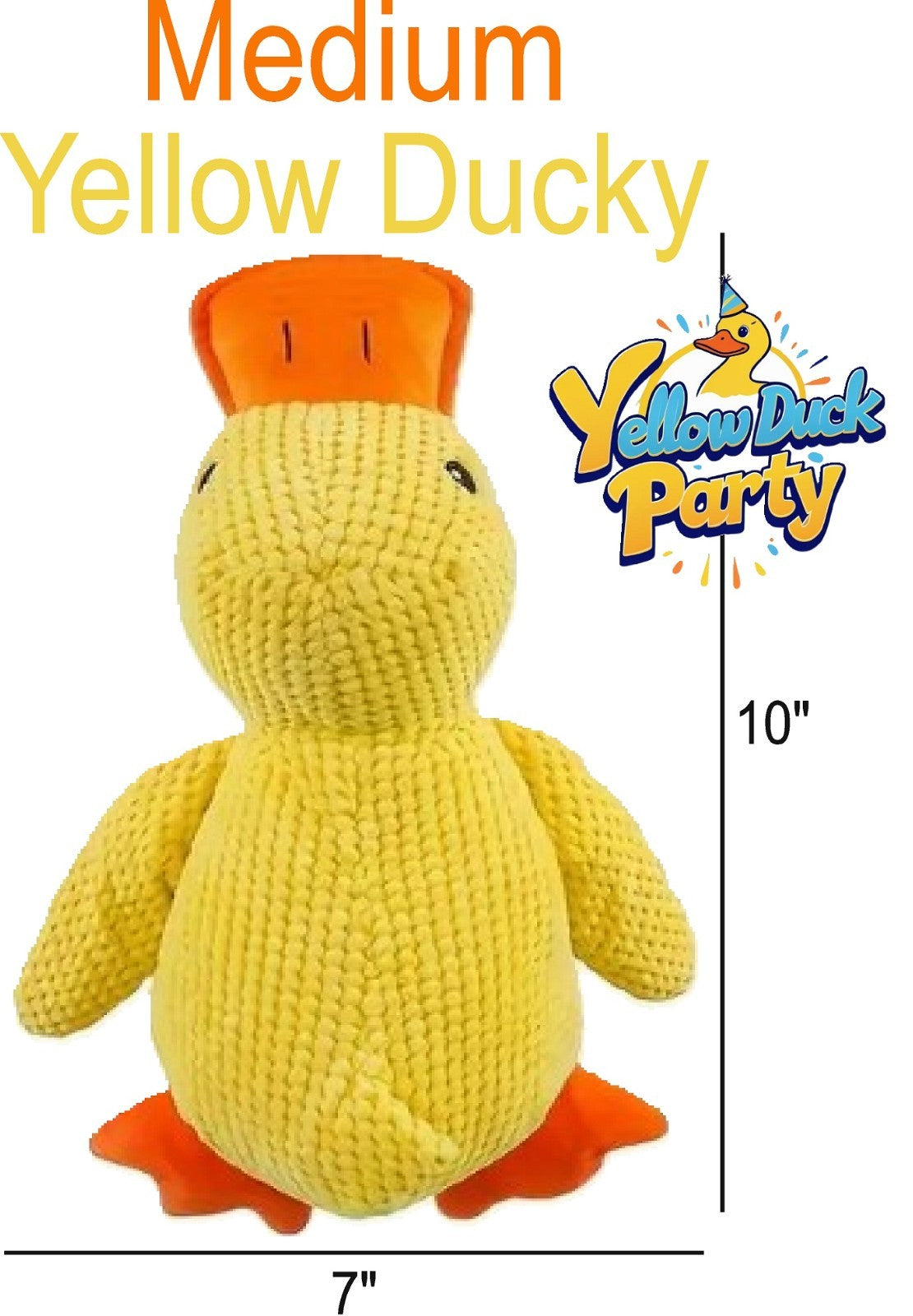 DoggieGear Calming Yellow Ducky Dog Toy